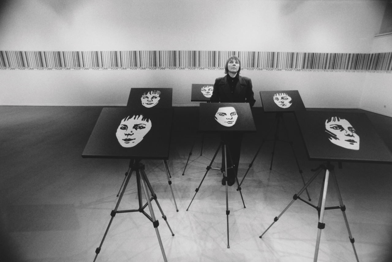 Edita Schubert, Ambient, 1996. Installation view, Zvonimir Gallery, Zagreb, 1996.