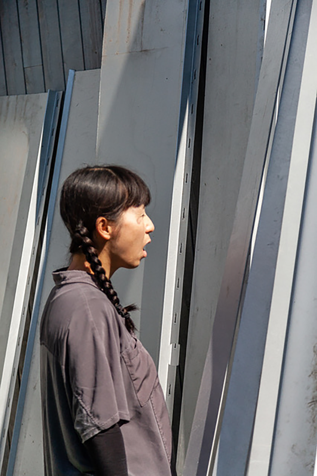 Miyuki Inoue, artist in residency Muzeum Susch. Credit: Jean-Sebastien Veilleux ©Est-Nord-Est, artists residency.